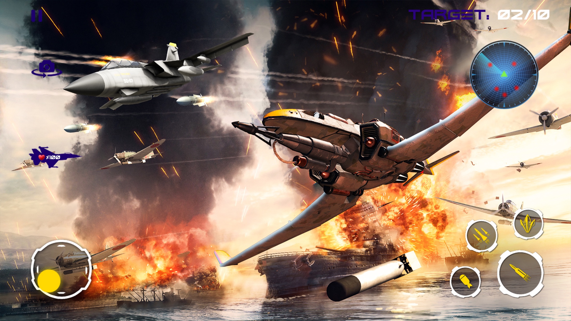 Store still from Air Defense: Fighter Jet Games